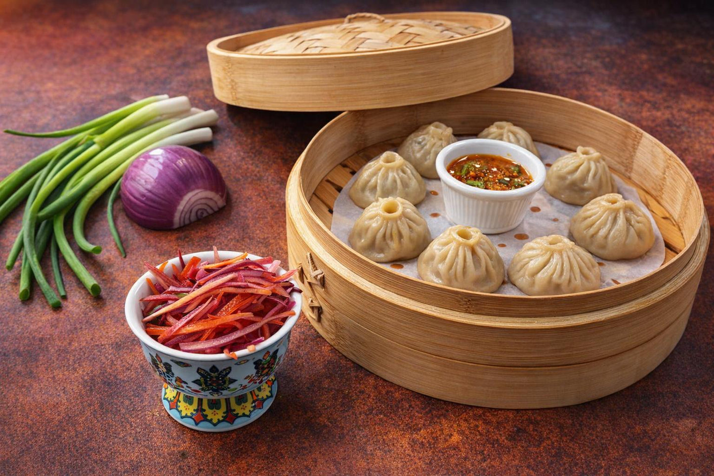 Chicken Momo - Authentic Tibetan Steamed Dumplings
